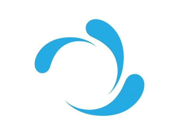 Логотип с каплями