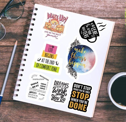 Наклейки мотивация