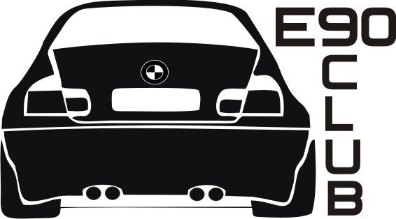 Наклейка BMW Club e90