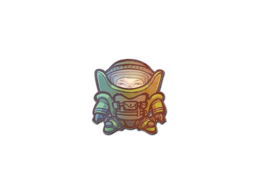 Металлические наклейки КС го