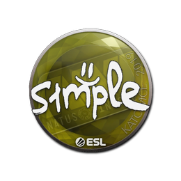 Золотые наклейки КС го