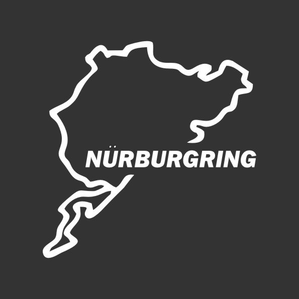 Наклейка Nurburgring на авто