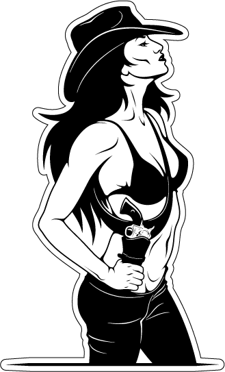 Наклейки Стикеры девушки