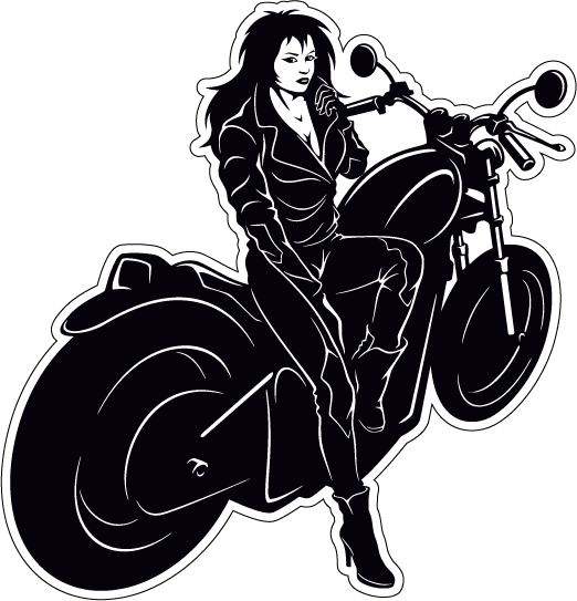 Стикеры девушки