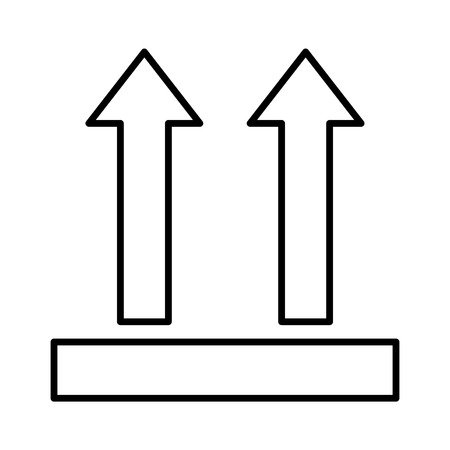 Наклейка только вверх