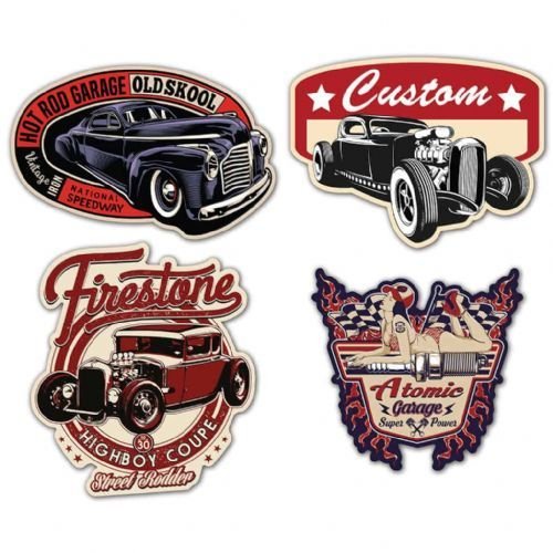 Ретро наклейки на авто