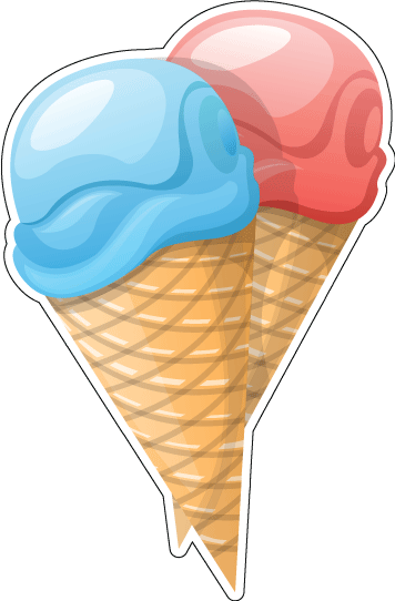 Стикеры мороженое