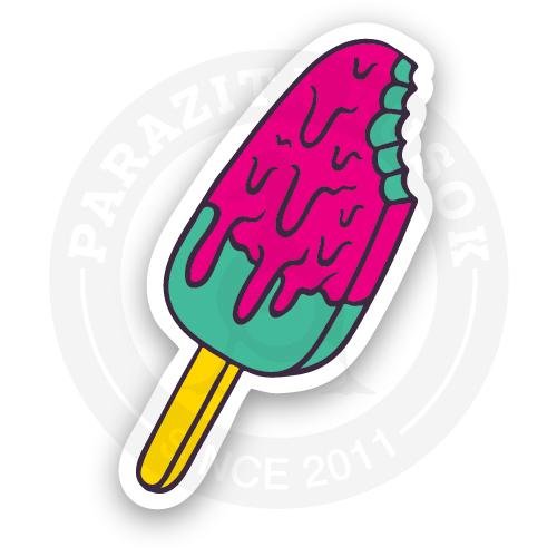 Наклейка мороженое