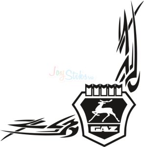 Водитель газели наклейка