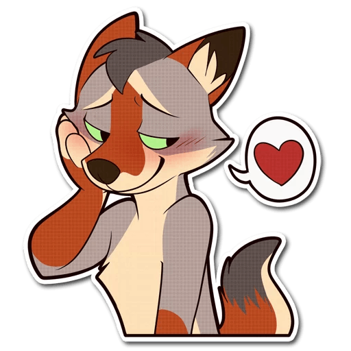 Фурри Стикеры Лис