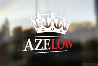 Надпись AZELOW