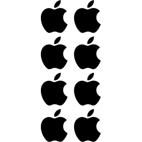 Наклейки яблоко Apple