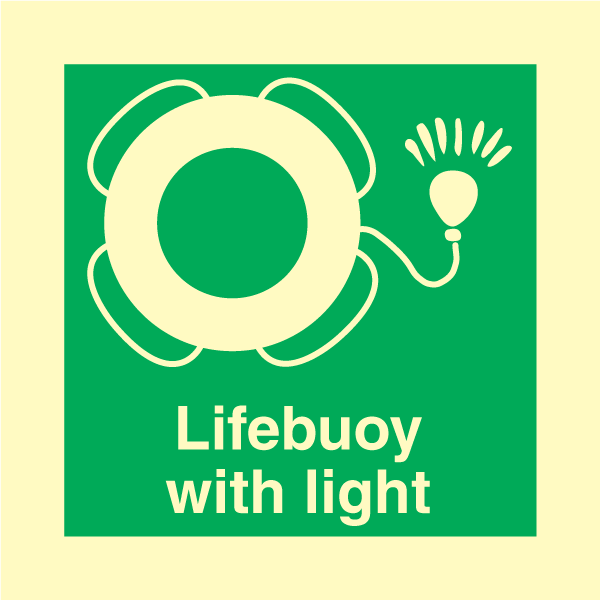Lifebuoy with line and Light