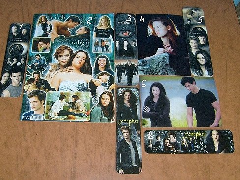 Наклейки Сумерки старые