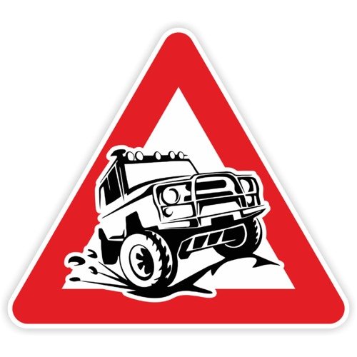 Внедорожники с наклейками