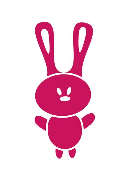 Наклейки зайчики