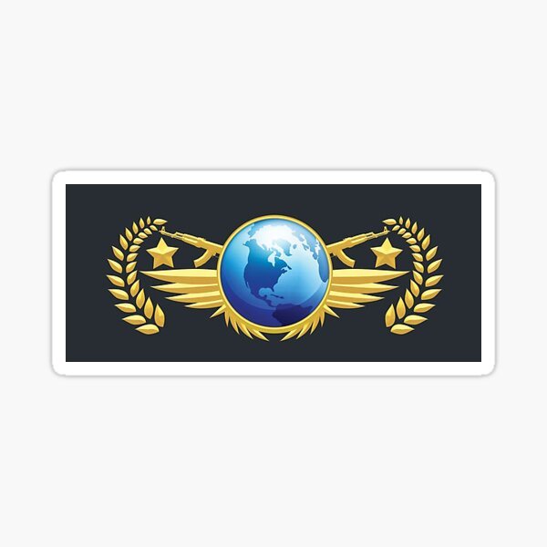 Наклейка Глобал Элит голографическая