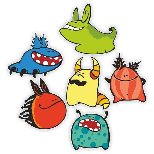 Книжка с наклейками "чудики в космосе"