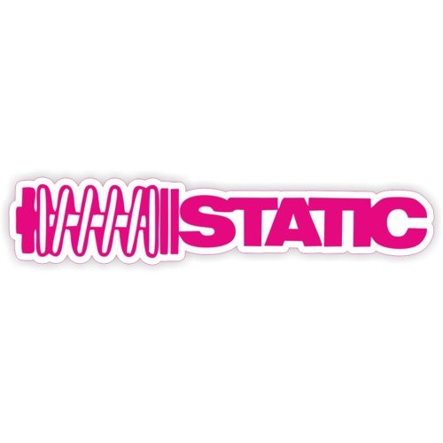 Наклейка на авто "static"