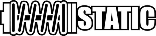 Наклейка на авто "static"