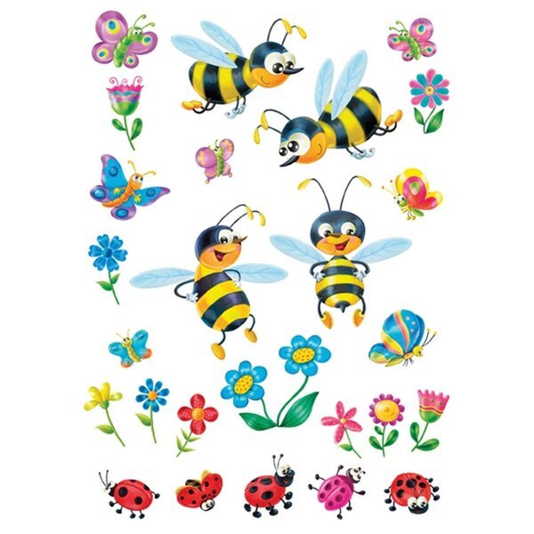 Наклейки на стену пчелы