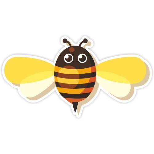 Наклейки "пчелки"