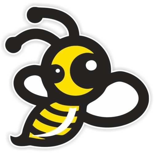 Наклейки "пчелки"