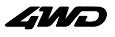 Full time 4wd наклейка