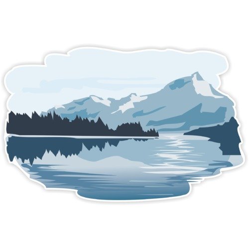 Экскурсионные наклейки горы