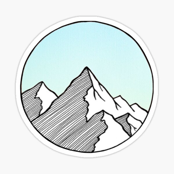 Наклейки на авто горы