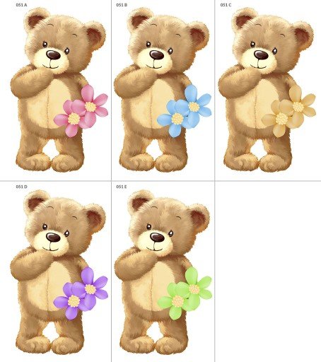 Наклейка - Медвежонок