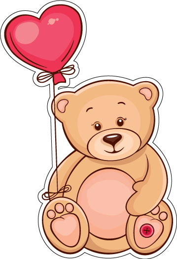 Мишка для скрапбукинга