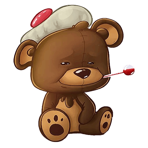 Идеи для стикеров мишки