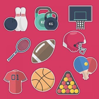 Стикеры на тему спорт