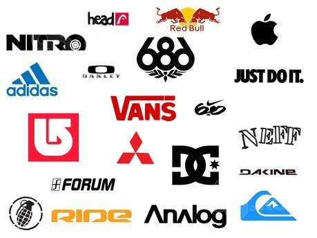 Наклейки спонсоров на авто