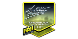 Наклейка Natus Vincere Золотая Берлин 2019