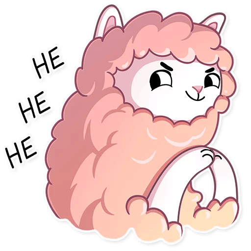 Лама смайлик