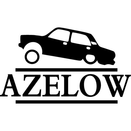 AZELOW наклейка на авто