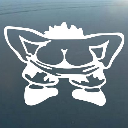 Наклейки на машину хулиган