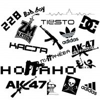 Наклейка на авто "Ноггано"