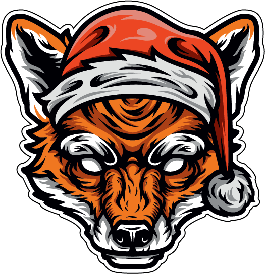 Наклейки Лис