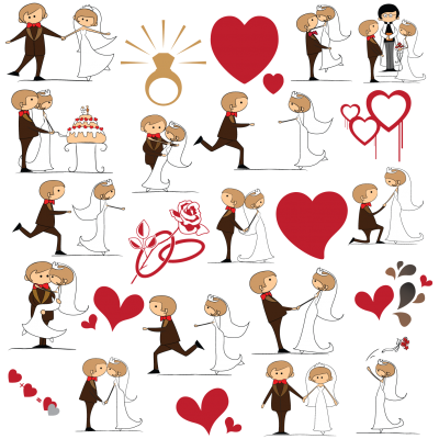 Свадебные Стикеры
