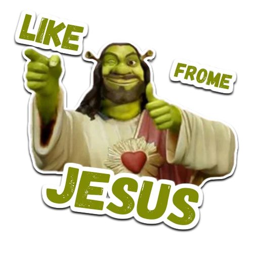 Шрек Стикеры ВК
