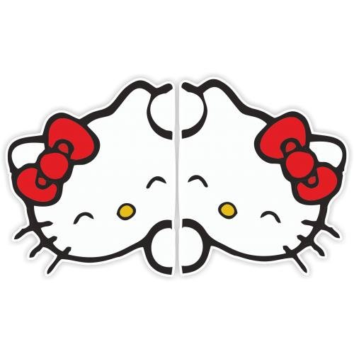 Наклейки для ногтей Хэллоу Китти