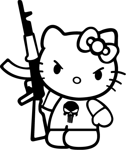 Наклейки hello Kitty