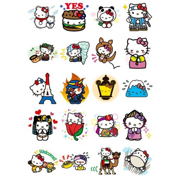 Hello Kitty Стикеры