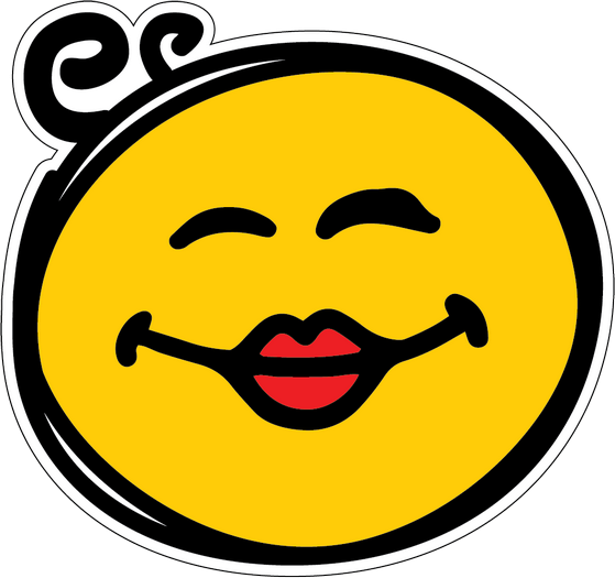 Наклейка Смайл