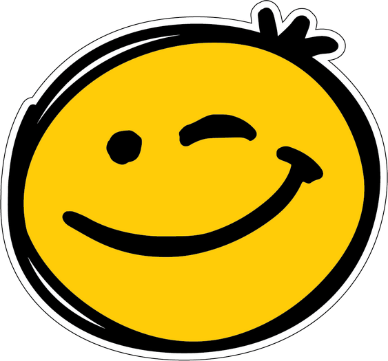 Наклейка Смайл