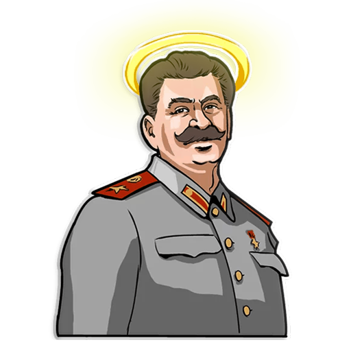 Наклейка Сталин