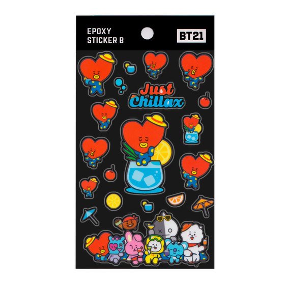 Наклейки BTS И bt21